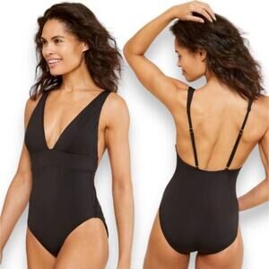 NWT Andie Swim The Sardinia One Piece Swimsuit Black Size XL